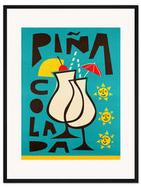 Gerahmter Kunstdruck Piña Colada
