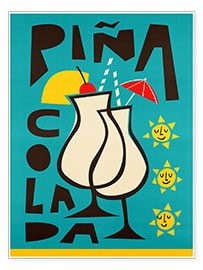 Plakat  Piña Colada - Fox &amp; Velvet