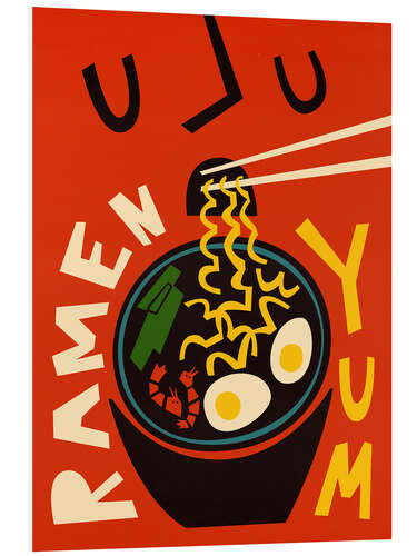 Foam board print Ramen