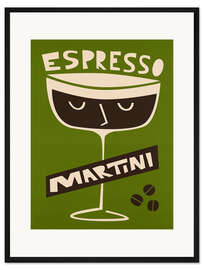 Gerahmter Kunstdruck Espresso Martini