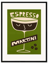 Plakat artystyczny premium w ramie Espresso Martini