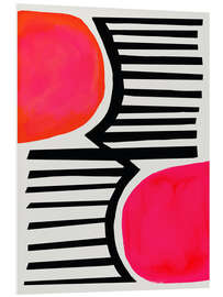 Hartschaumbild Schatten des Sonnenuntergangs