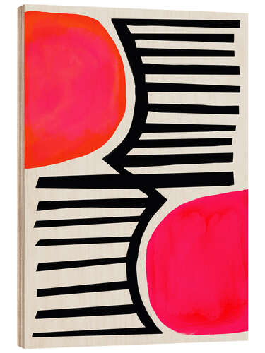 Tableau en bois Sunset Shadows