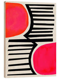 Tableau en bois Sunset Shadows