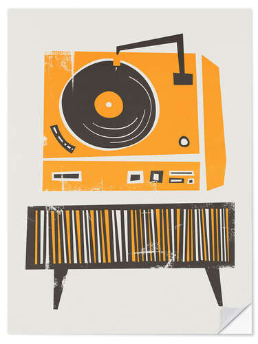 Wall sticker Record Player