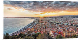 Acrylic print The City Of Nice