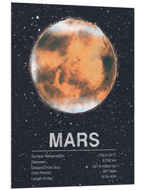 Foam board print Mars