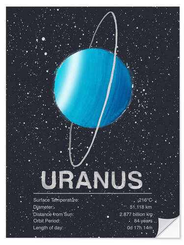 Adesivo murale Uranus