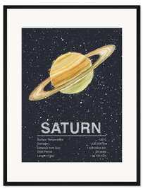 Gerahmter Kunstdruck Saturn