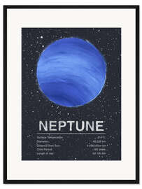 Gerahmter Kunstdruck Neptune
