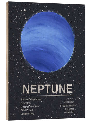 Stampa su legno Neptune