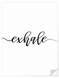 Wandsticker Exhale