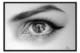 Gerahmter Kunstdruck Im Auge des Betrachters