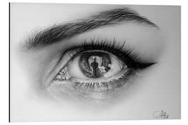 Magnettafel Im Auge des Betrachters