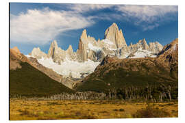 Aluminium print Patagonia