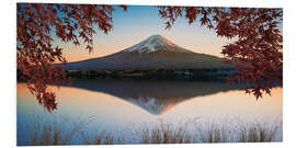 Foam board print Mount Fuji