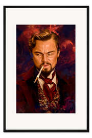 Gerahmter Kunstdruck Django, Calvin Candie