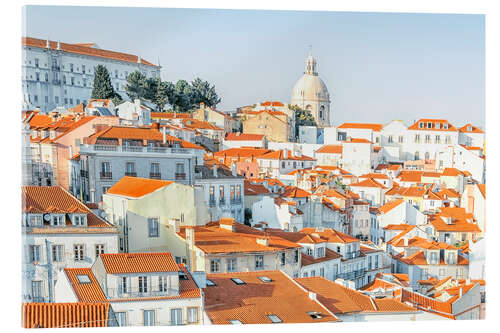 Akrylbilde Lisbon roofs