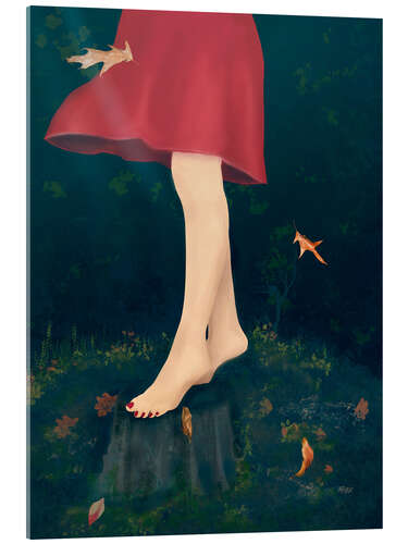 Akrylbilde Dance of the Wood Spirit