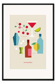 Gerahmter Kunstdruck Cosmopolitan