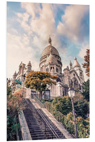 Foam board print The Wonder of Montmartre