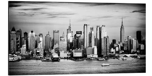 Cuadro de aluminio Vintage New York skyline