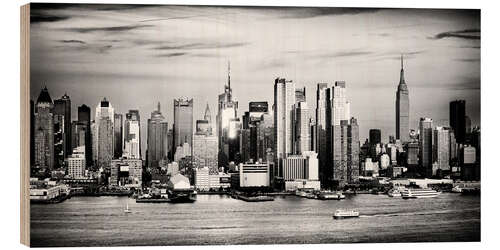 Obraz na drewnie Vintage New York skyline