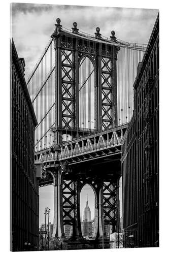 Acrylic print Manhattan bridge, New York