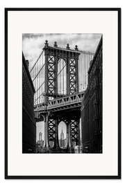 Gerahmter Kunstdruck Manhattan-Brücke, New York