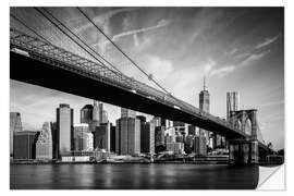 Muursticker Under the Brooklyn Bridge