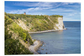 Foam board print Cape Arkona cliff