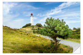 Selvklebende plakat Dornbusch lighthouse on Hiddensee