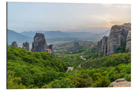 Magnettafel Blick auf Meteora, Griechenland