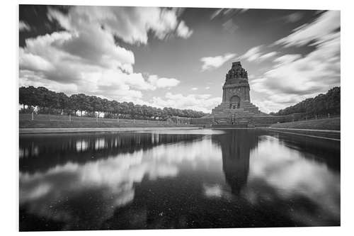 Foam board print Monument to the Battle of the Nations in Leipzig