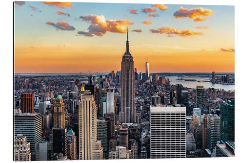 Gallery print Empire State Building and at sunset, New York