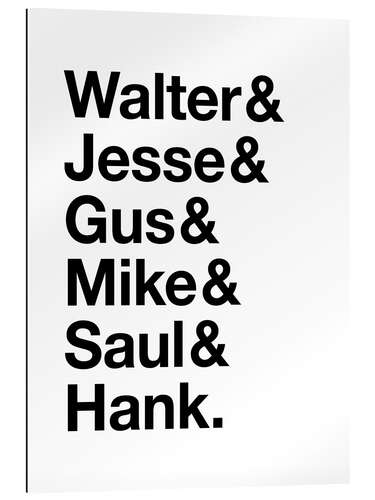 Gallery print Breaking Bad names