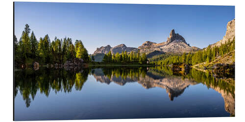 Obraz na aluminium Federa lake in den Dolomiten