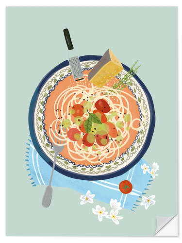 Självhäftande poster Spaghetti