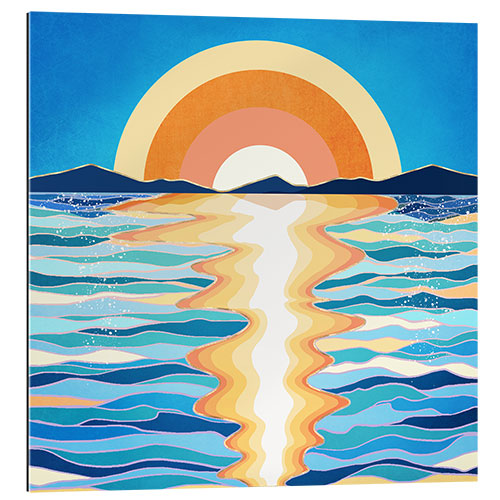 Gallery print Retro Ocean Sun