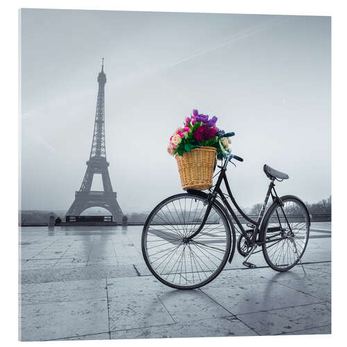 Acrylic print Bonjour Paris