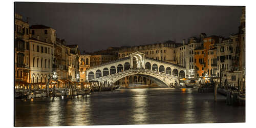 Alubild Rialtobrücke in Venedig