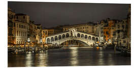 Foam board print Rialto Bridge in Venice