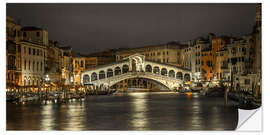 Sticker mural Rialto Bridge in Venice