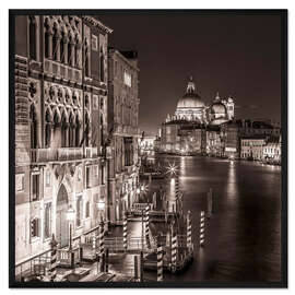 Gerahmter Kunstdruck Venedig Canal Grande
