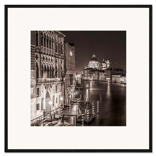 Gerahmter Kunstdruck Venedig Canal Grande