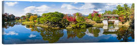 Canvastavla Japanese garden in the Imperial Villa in Kyoto