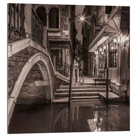 Tableau en plexi-alu Venice at night