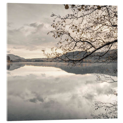 Tableau en verre acrylique Derwent water Lake, England