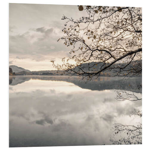 Foam board print Derwent water Lake, England