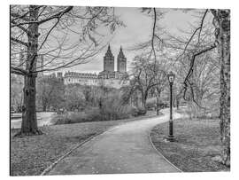 Magnettafel Central Park, s/w